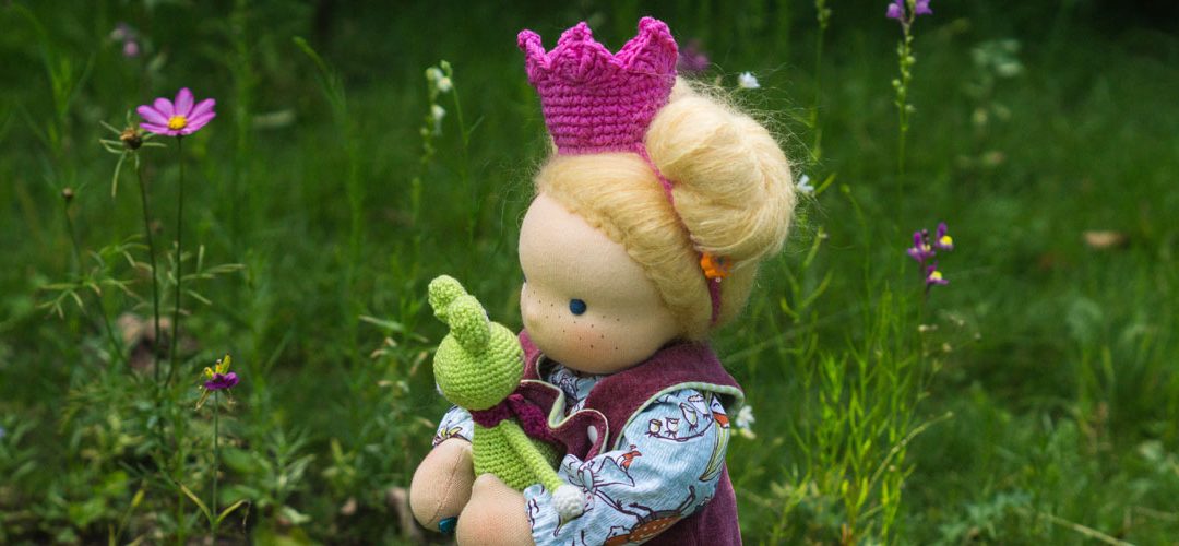 Prinzessinnen Krone häkeln für Puppen und Kinder – gratis Anleitung